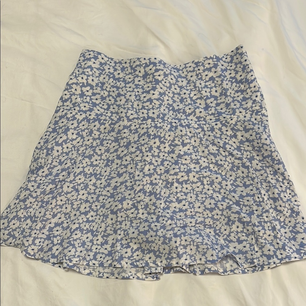 Crewcuts Blue A-Line Mini Skirt Casual Resort Wear